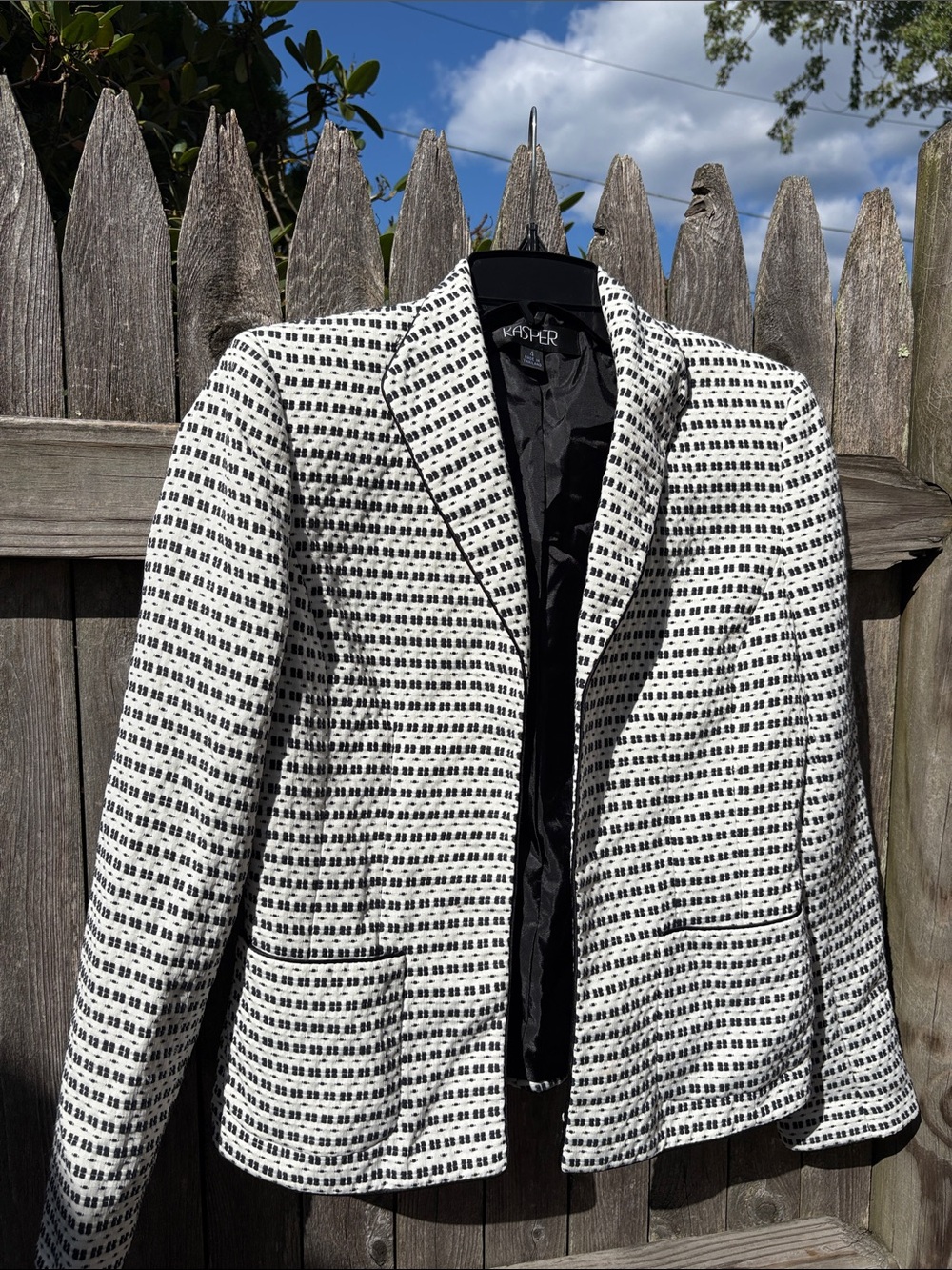 Kasper size 4 cotton blend blazer!